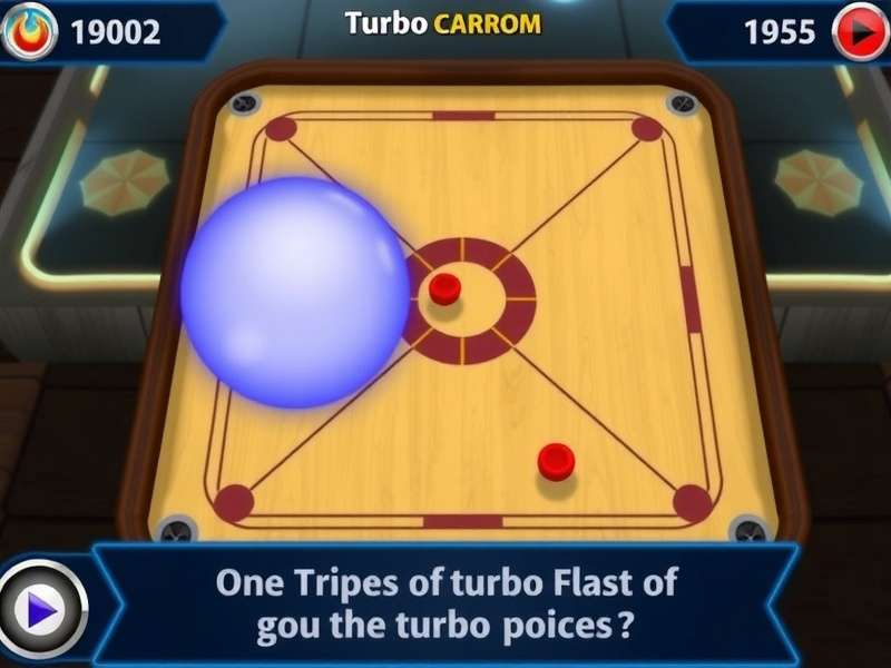 Turbo Carrom Flash Gameplay Screenshot